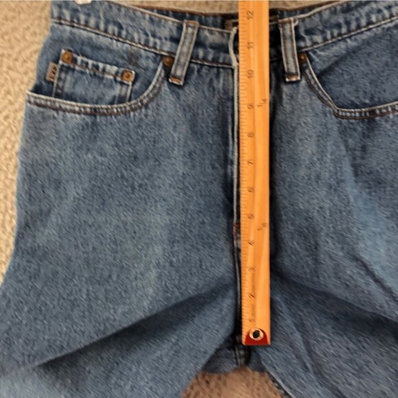 EXP Jeans Womens 9 10 Blue Medium Wash Denim Tapered Ankle Mom Everyday Vintage - Picture 9 of 12